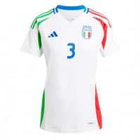 Maglie da calcio Italia Federico Dimarco #3 Seconda Maglia Femminile Europei 2024 Manica Corta